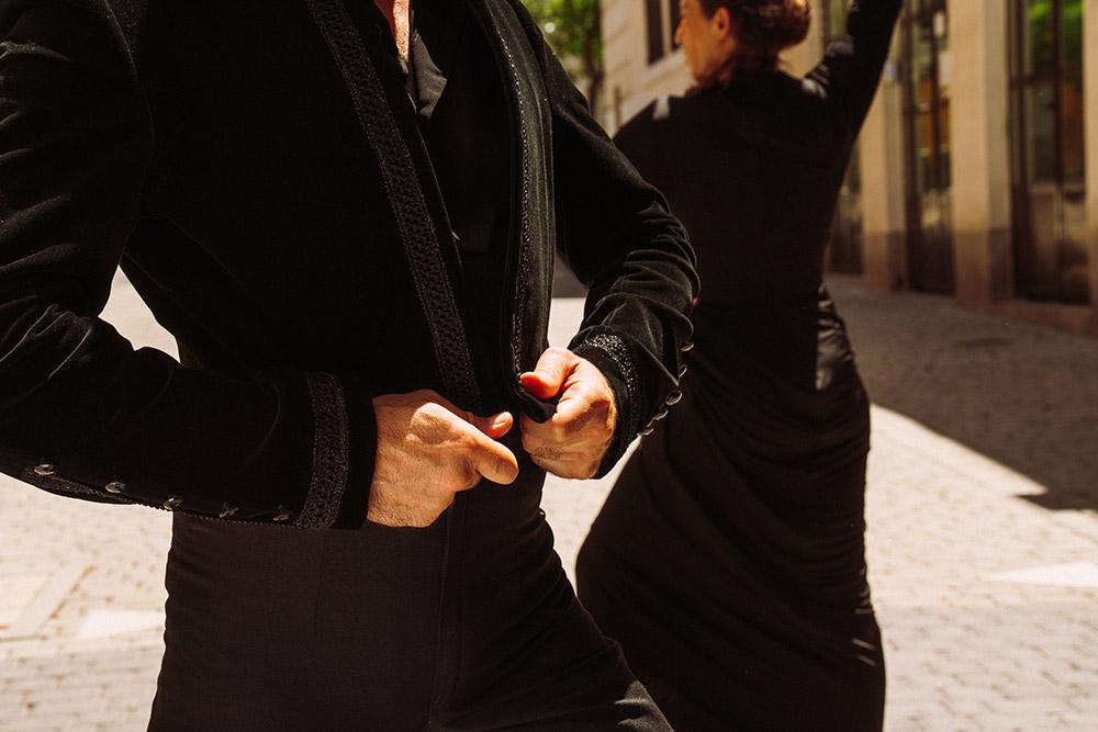Flamenco dancers in Madrid.